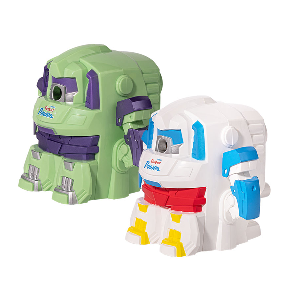 Sacapuntas Rotativo ROBOT (Para Lápices de 6.9 a 8 mm) - Verde/Blanco *UMV-1 und*