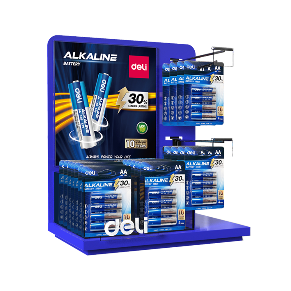 Exhibidor de escritorio Baterías Deli
