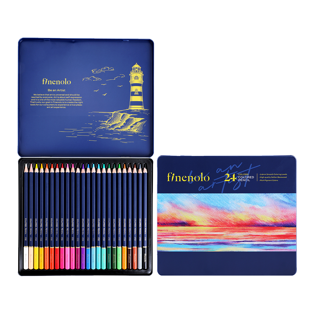 Colores Finenolo Deli estuche metálico 24 colores *UMV-1 estuche*
