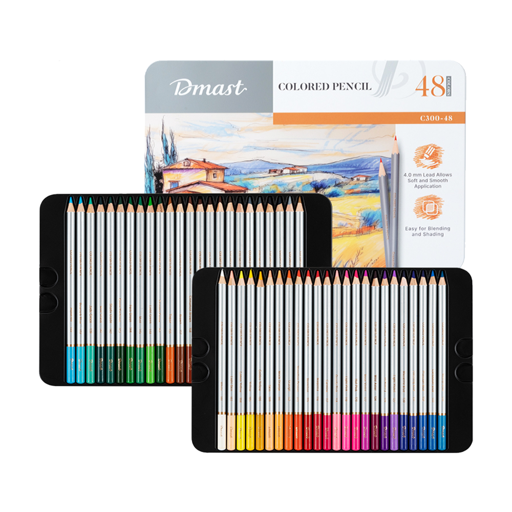 Colores Dmast Deli estuche metálico 48 colores *UMV-Unidad*