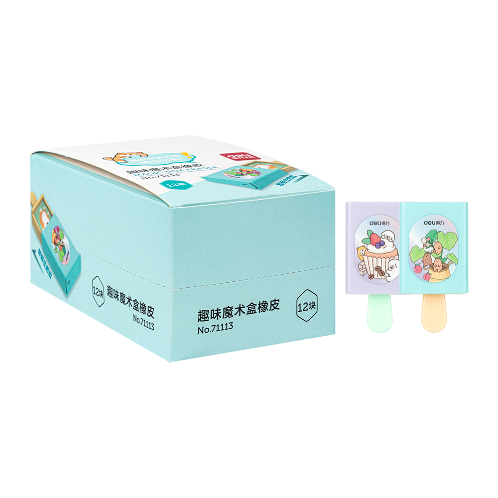 Goma de Borrar Magic Box Deli *UMV-1 Display de 12 und*