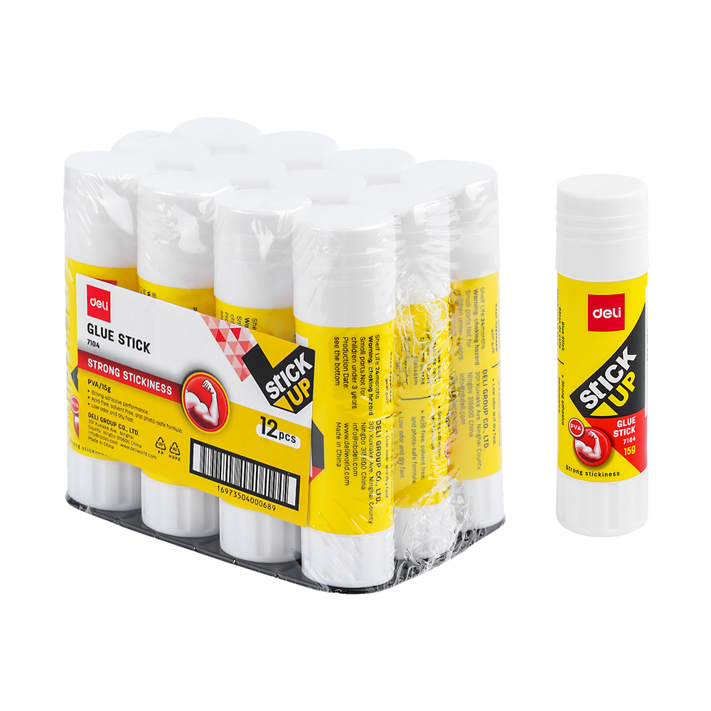 Pega de Barra Blanca de 15g Deli *UMV-Display de 12 und*