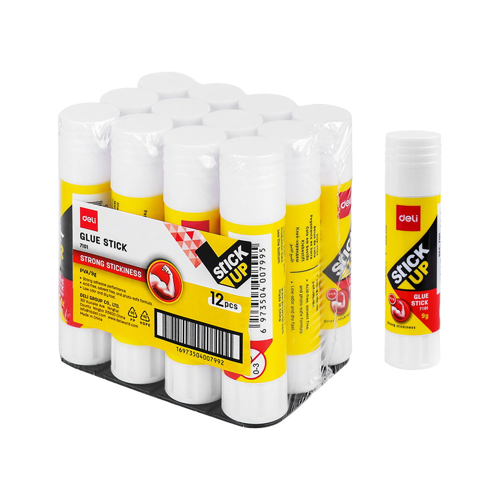 Pega de Barra Blanca de 9g Deli *UMV-Display de 12 und*