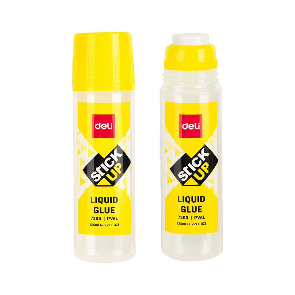 Pega líquida Transparente Deli 125 ml *UMV-1 display de 12 und*