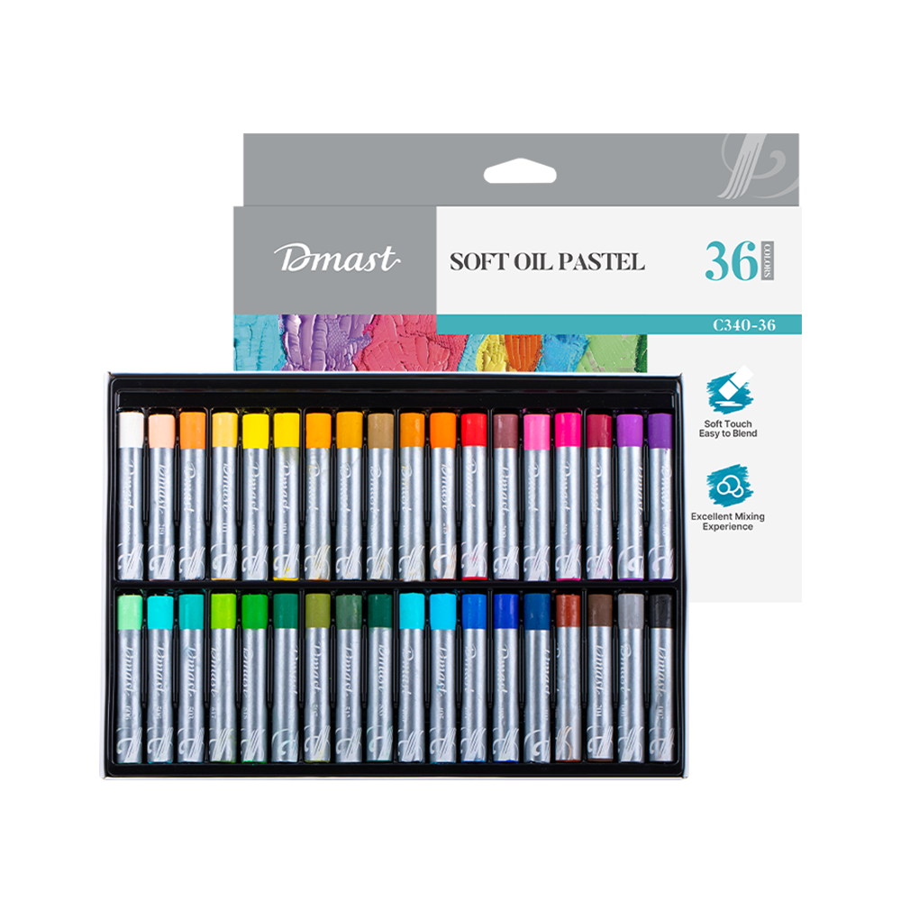 Oleo Pastel Suave Dmast Deli estuche 36 colores *UMV-Unidad