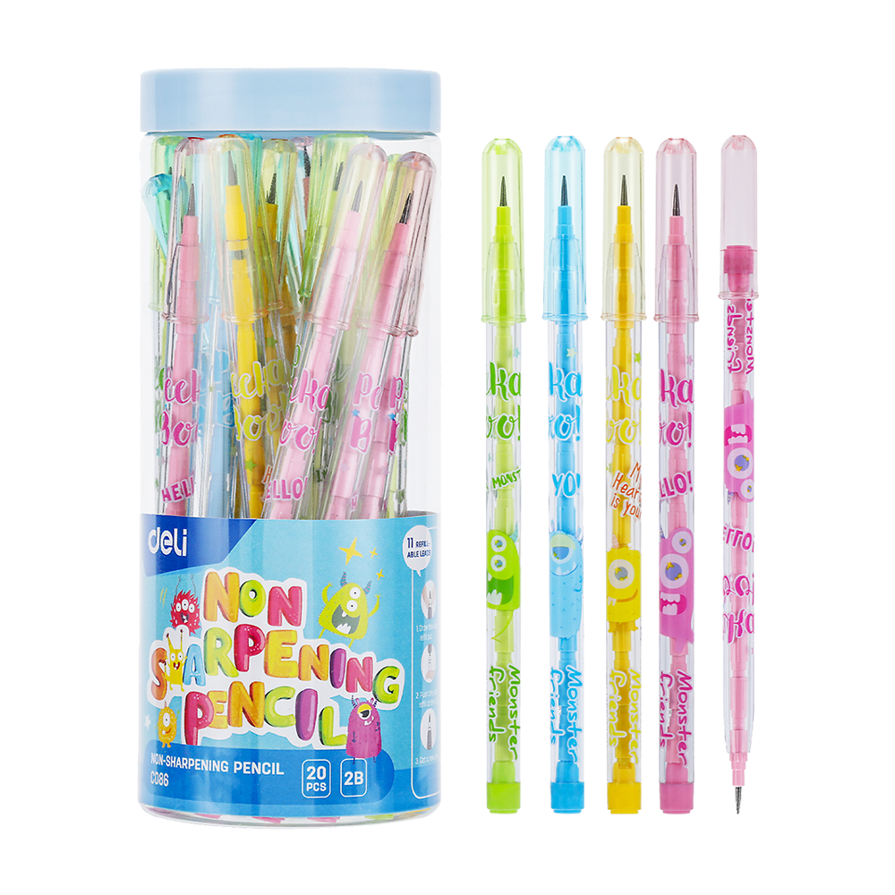 Lápiz Infinito 2B Scribe-Deli Tubo de 20 und *UMV- 1 tubo*