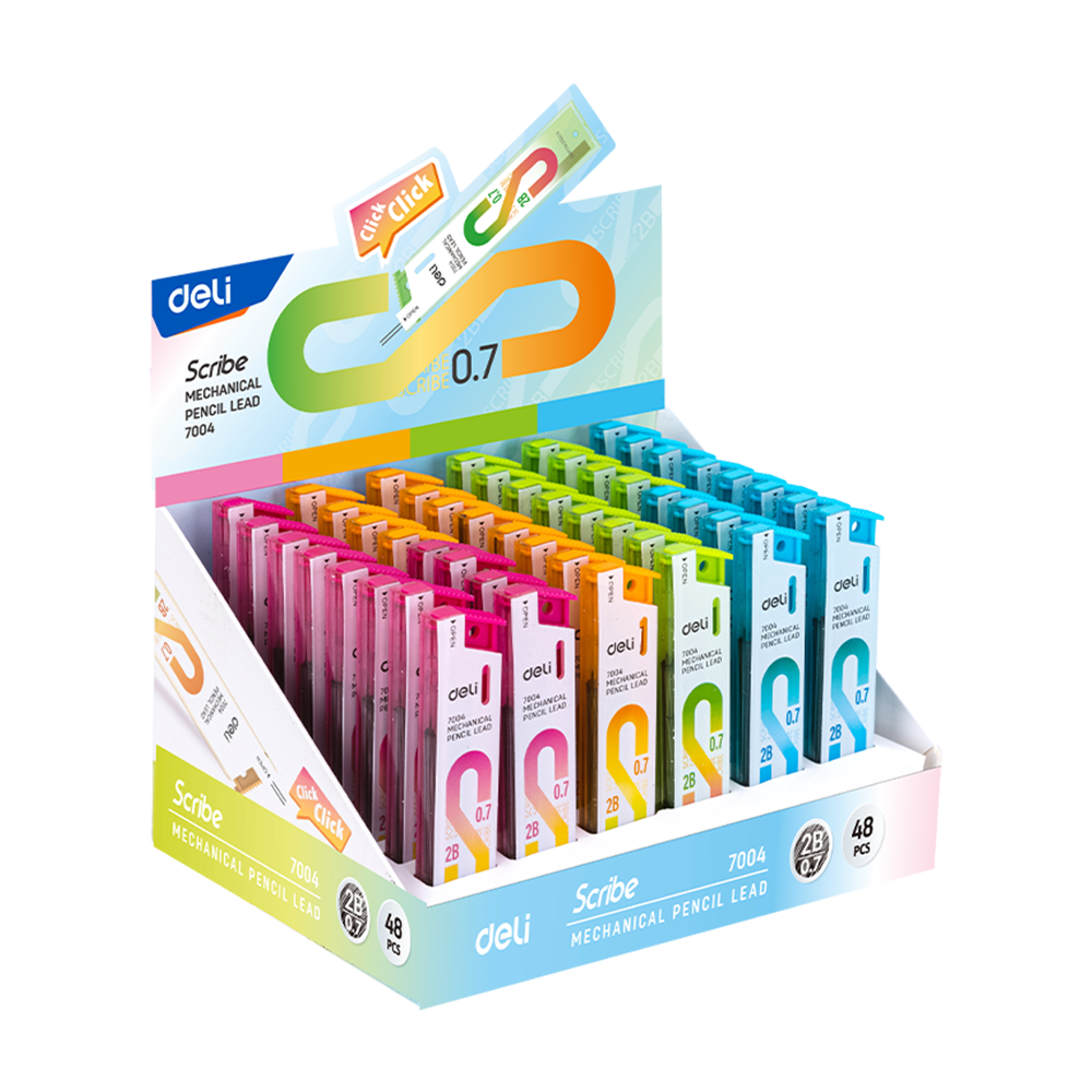 Minas 0.7mm 2B Scribe-Deli 20 minas *UMV-1 Display 48und*