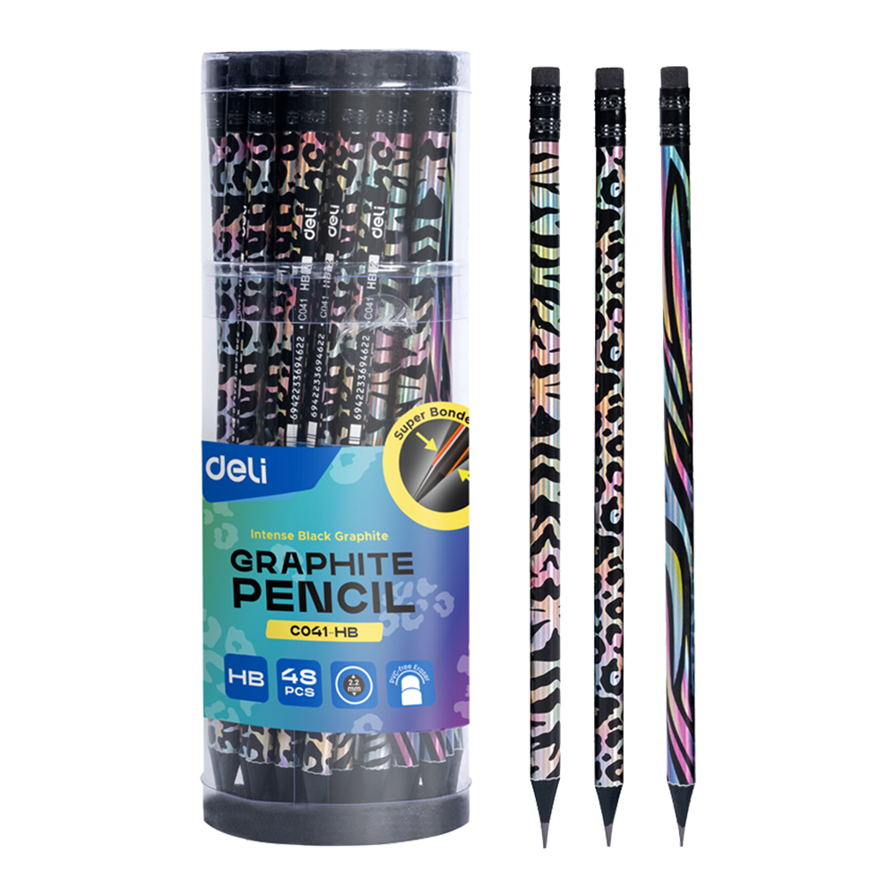 Lápiz de Grafito HB Tornasol Deli Tubo 48 und *UMV-1 tubo*