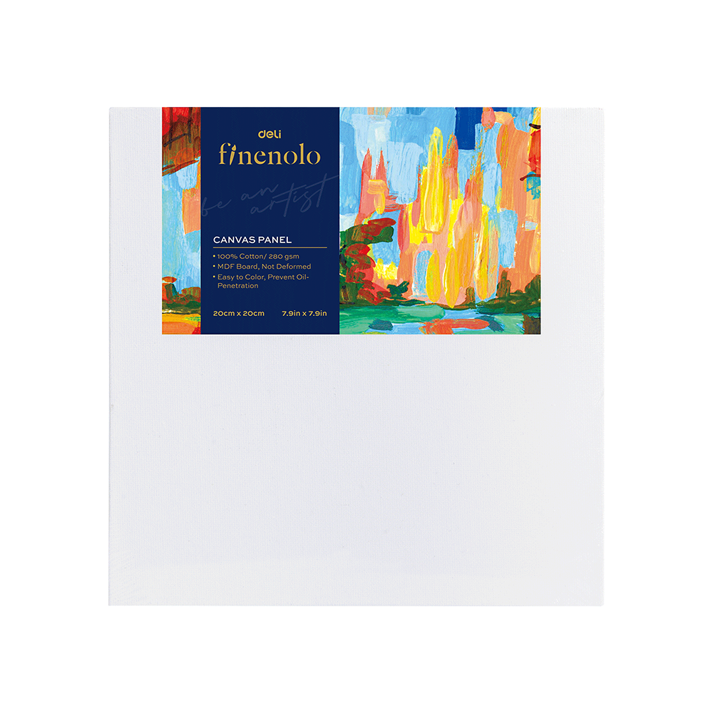 Lienzo Finenolo 20 cm x 20 cm 100 % algodón, 280 g/m² *UMV- 1 und*