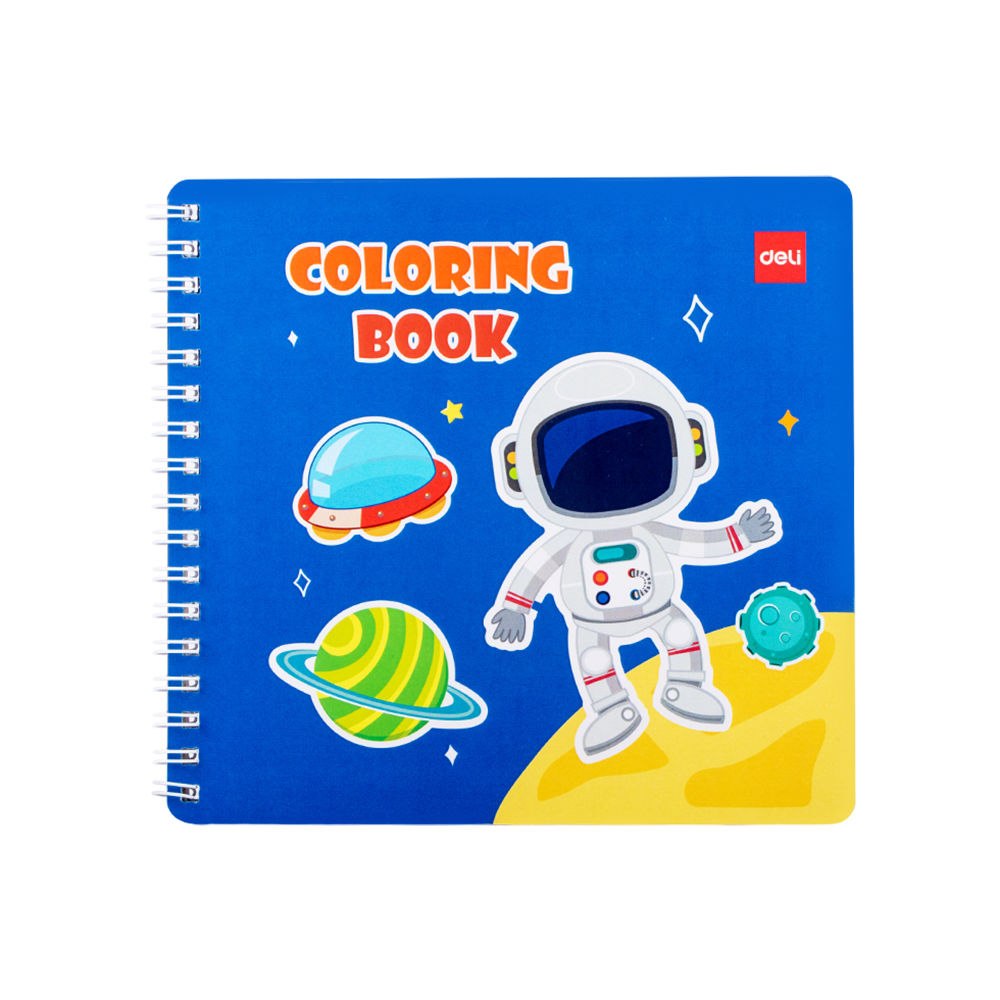 Cuaderno para Colorear de Espiral 12 hojas Deli  *UMV-12 und*