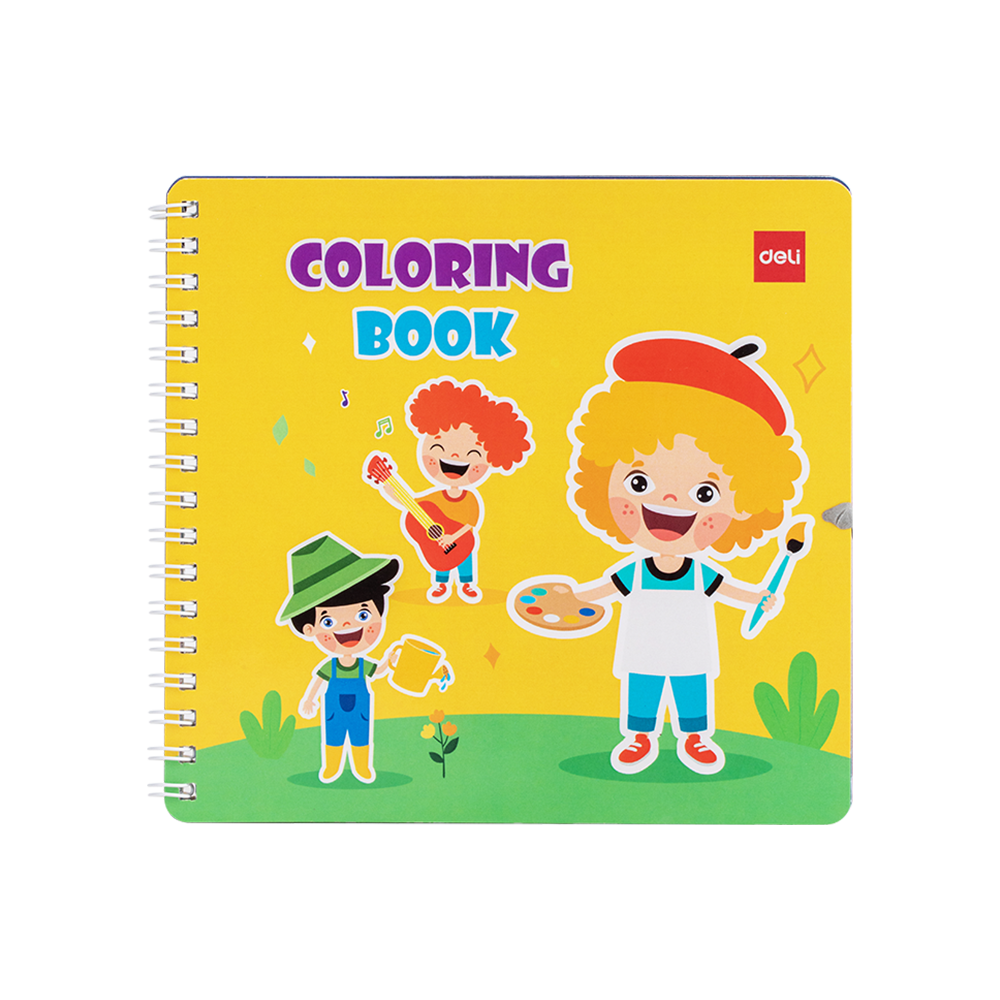 Cuaderno para Colorear de Espiral 12 hojas Deli  *UMV-12 und*