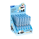 Bolígrafo de Gel Tinta Azul Panda Punta de 0,5 mm Deli Display 36und *UMV-1 Display 36und*