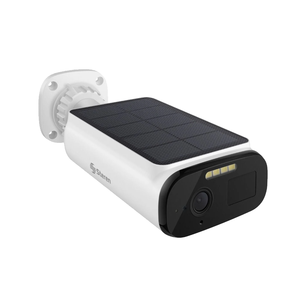 Cámara de seguridad Wi-Fi 4 Mp c/panel solar