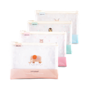 Sobre Plástico A4 Deli con Cierre Zip Motivos de Animales Surtidos *UMV-1 pack 12 und*
