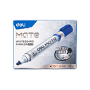Marcador para Pizarra Blanca Deli MATE Punta Redonda 2.0 mm Tinta Azul *UMV-1 caja de 12und*