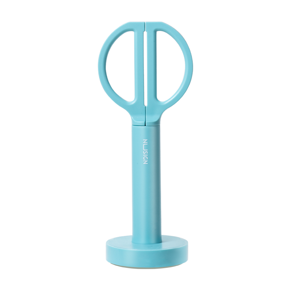 Tijera Nusign c/Base 180mm-Deli Azul *UMV-Unidad*