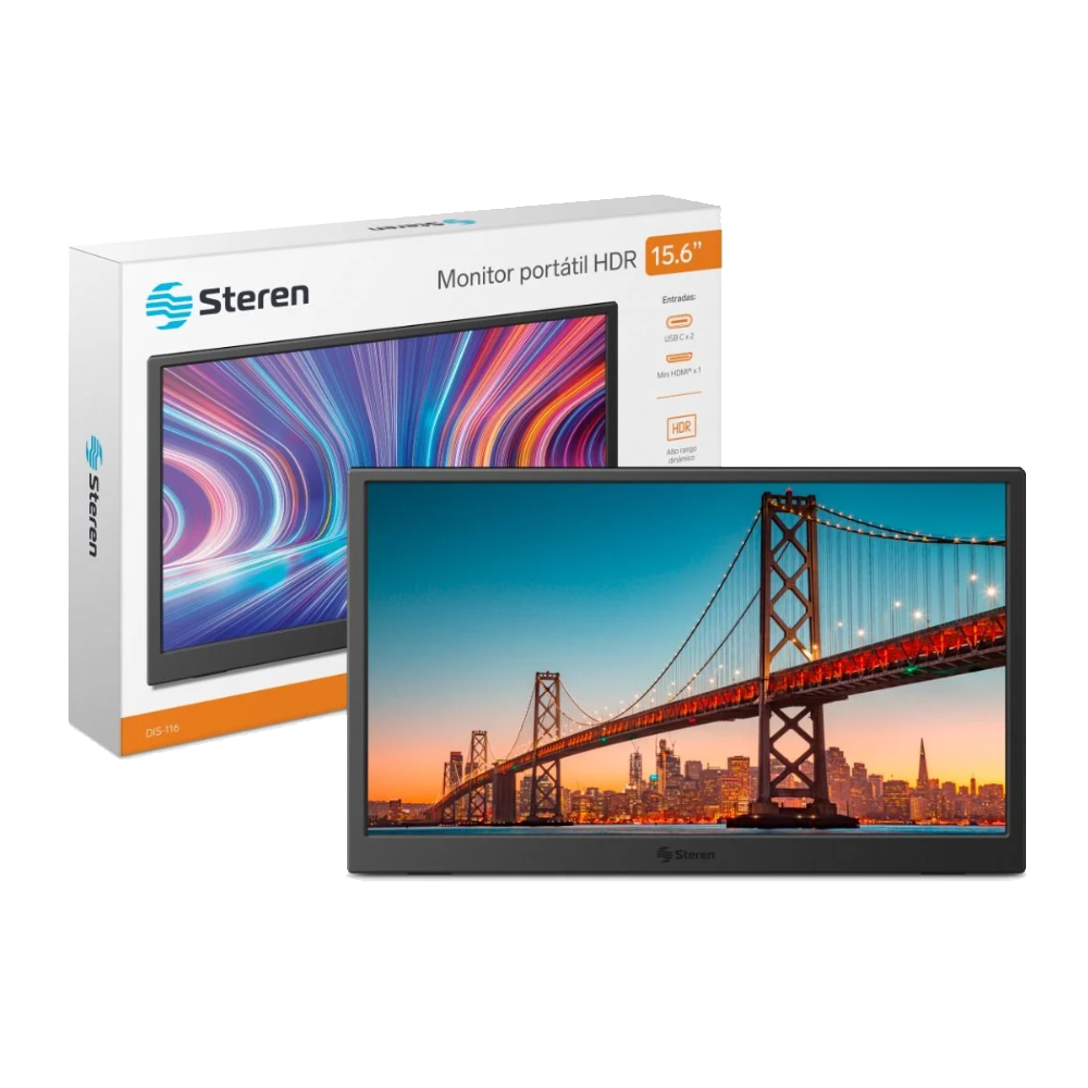 MONITOR PORTATIL HDR P/LAPTOP 15.6