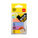 Notas Banderitas Adhesivas (Index Tabs) Deli Colores Surtidos 43 x 12 mm *UMV-Inner de 24packs*