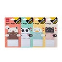 Notas Adhesivas Diseños (Panda, Pato, Gato y Oso) 76x101 mm (15 Hojas) *UMV-Inner de 60 pack*