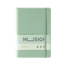 Cuaderno con Tapa de Cuero Verde Nusign A5 210*140mm 96 hojas *UMV- 1 und*