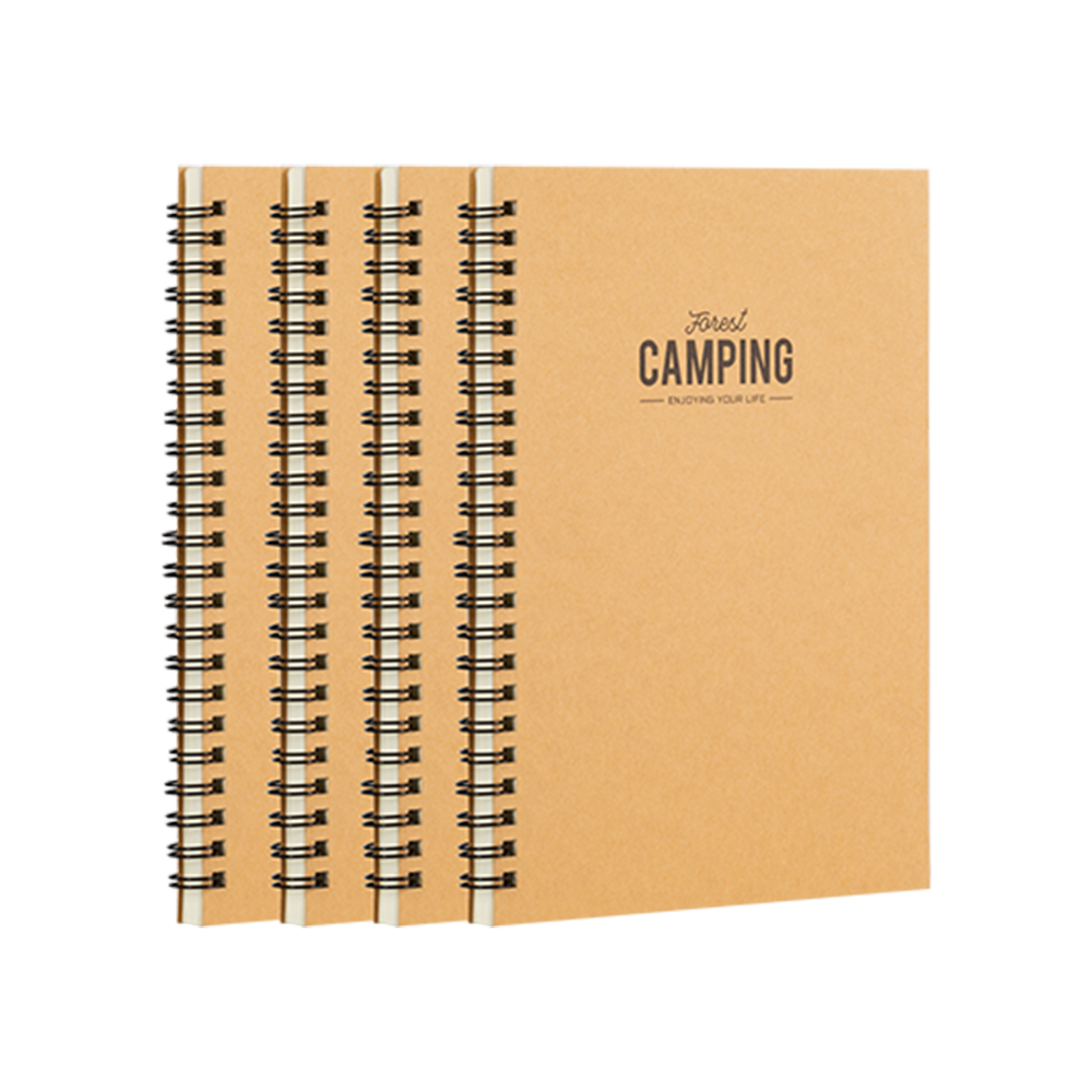 Cuaderno de Rayas Camping Espiral B5-60 Hojas Marron Deli *UMV-4 und*