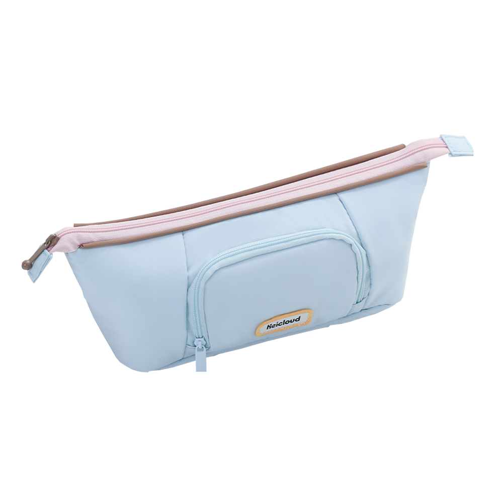 Cartuchera Tipo Canoa Deli 190*95*95 mm* Azul UMV-2und surtidos*