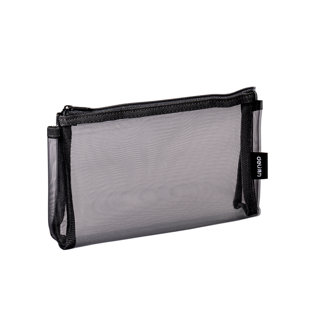 Cartuchera Malla Negra 220*125*30mm UMV-Unidad *