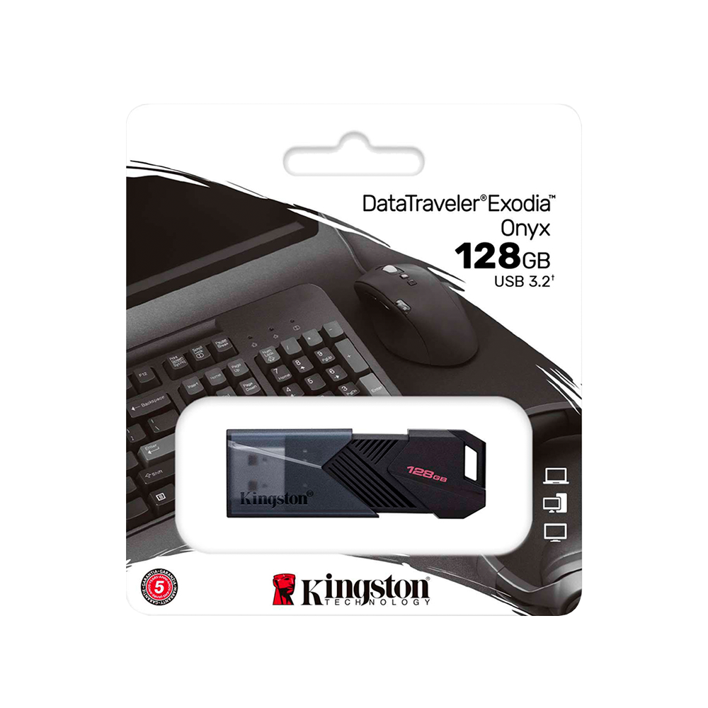 Pendrive Kingston DataTraveler Exodia Onyx de 128 GB DTXON/128 GB