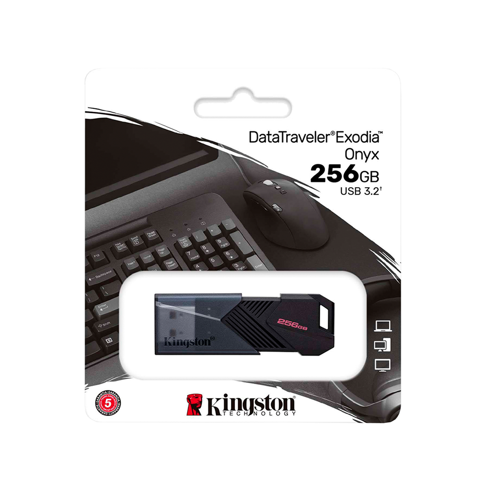 Pendrive Kingston DataTraveler Exodia Onyx de 256 GB DTXON/256 GB