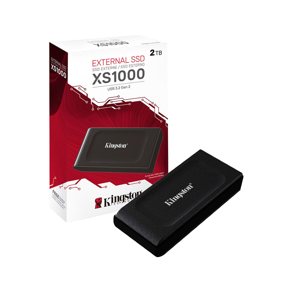 Unidad de estado sólido externa (SSD) Kingston XS1000/2000G