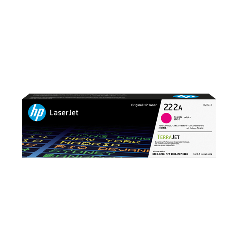 Cartucho de Toner HP W2223A serie 222A Magenta