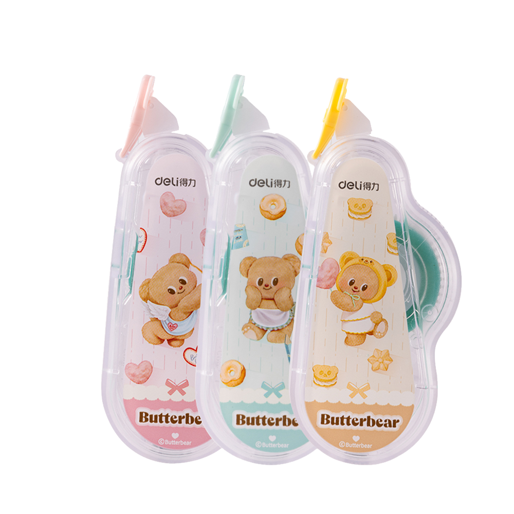 Cinta Adhesiva Butter Bear 6mmx12m *UMV- Display 12u*