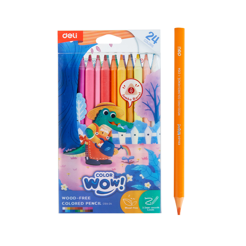 Colores Jumbo ColorWow Wood-Free Deli Caja 24 colores *UMV-Unidad*