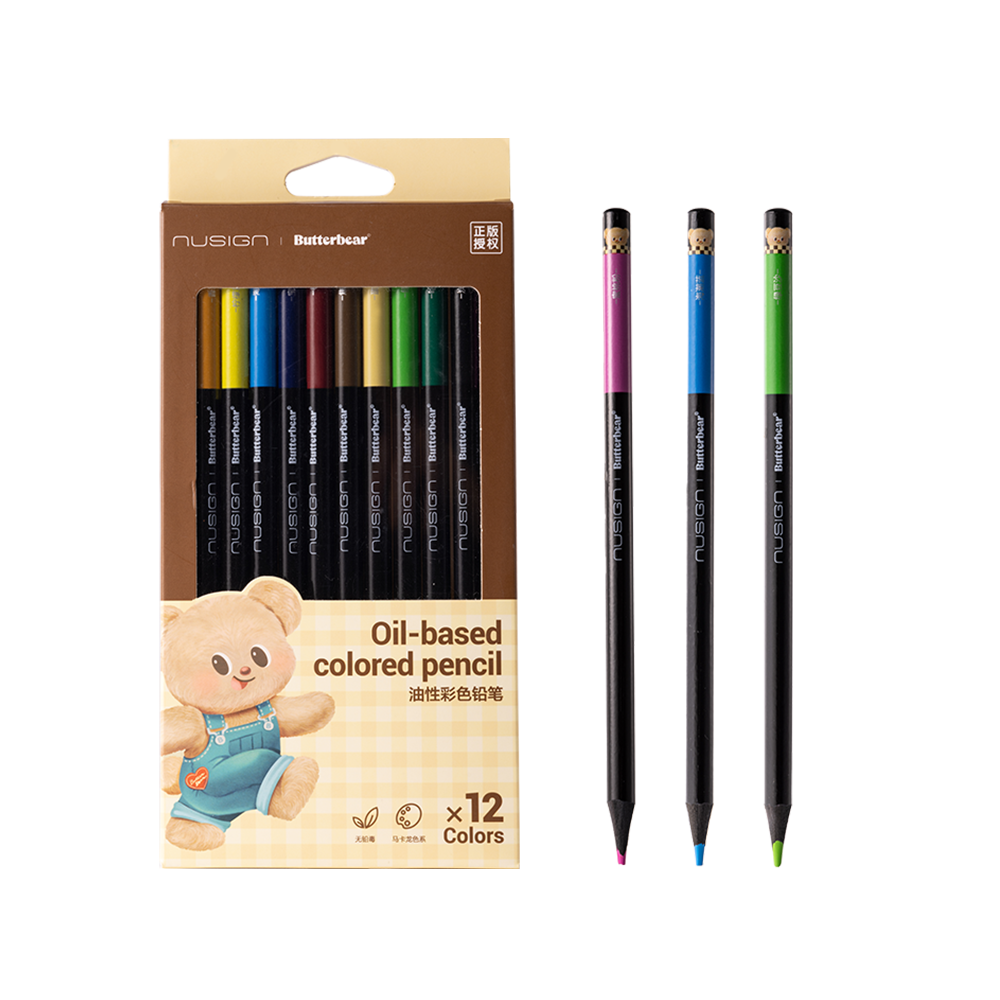 Colores Butterbear Deli caja 12 colores *UMV- 1 Unidad*