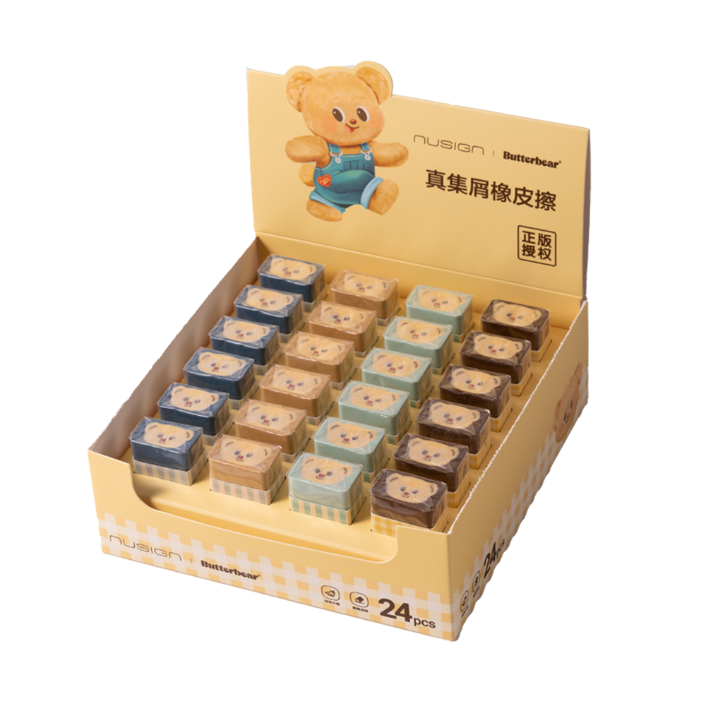Goma de Borrar Butter Bear Deli Display 24 u *UMV- Display*