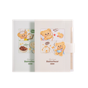 Carpeta Plastica Expandible Butter Bear Deli A4 Acordeón 13esp 2 colores*UMV-1und*