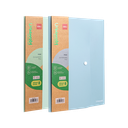 Carpeta Plastica Expandible Ecológica Deli A4 Acordeón 8esp c/Boton *UMV-2 surtidas*