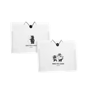 Carpeta Plastica Expandible Oso y Gato Deli A4 Acordeón 13esp c/Boton *UMV-6 unidades*