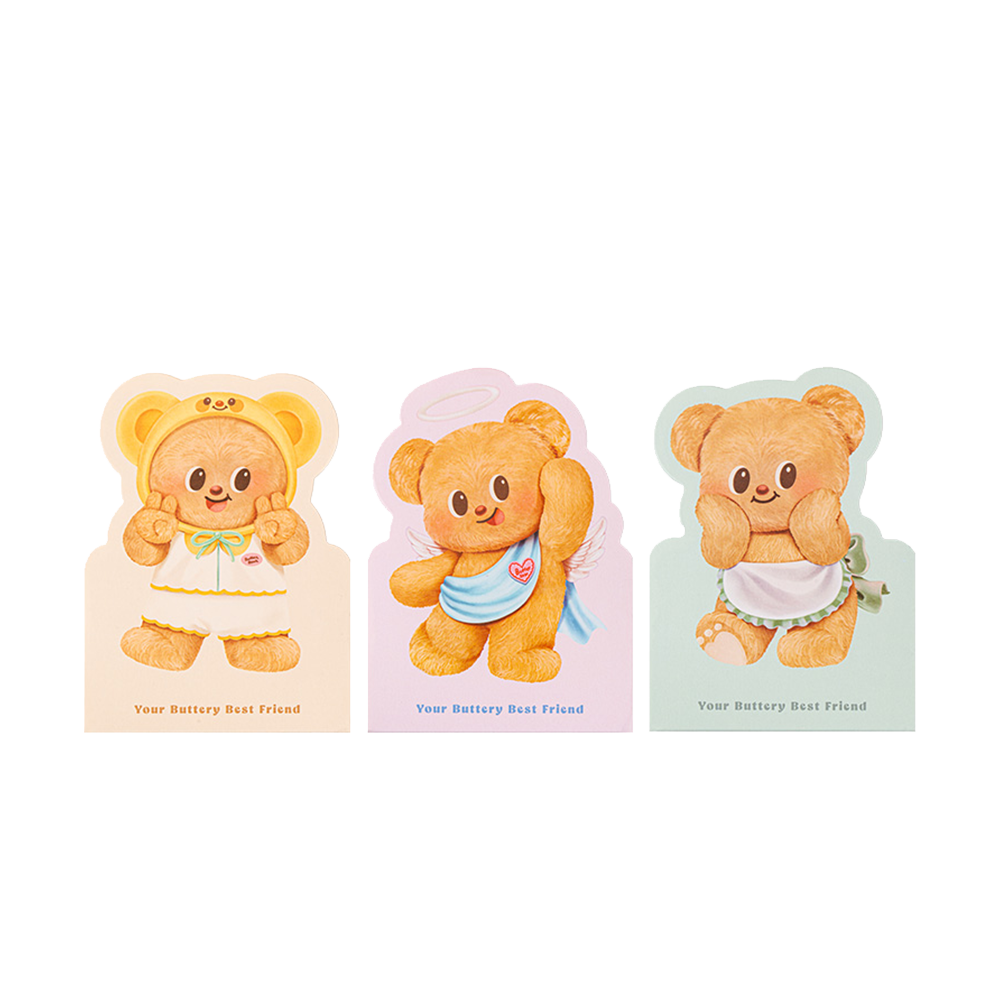 Notas Adhesivas Butter Bear Deli A7 79*107*9mm, 80 hojas *UMV-12 un*