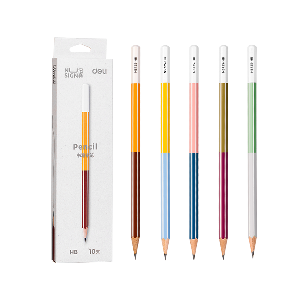 Lápiz HB Hexagonal Nusign Caja 10 lapíces *UMV- 1 unidad*