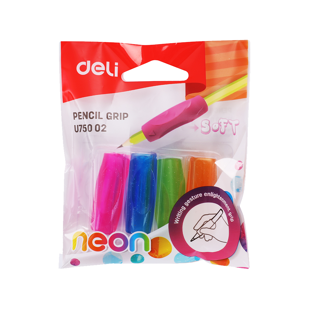 Adaptador de Agarre para Lapiz Neon Bolsa 4 u*UMV- 12 bolsas*