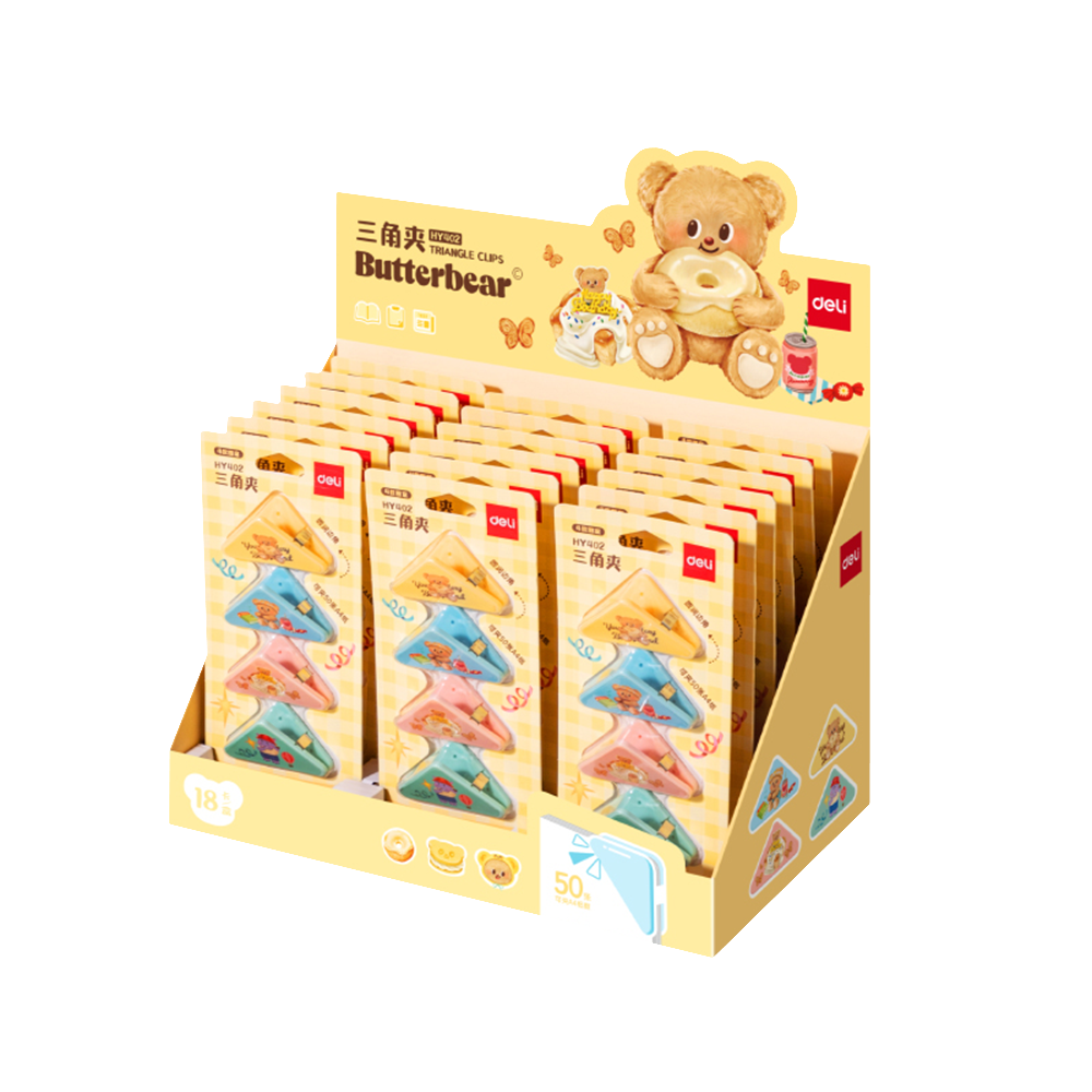 Clip Binder Butter Bear 182*82*20 mm *UMV-Display de 18u*