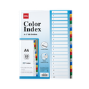 Separador para Carpetas Alfabético Deli A4 *UMV  5 pack*