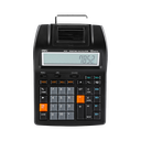 Calculadora con impresora 12 dígitos negra Deli *UMV-1und*