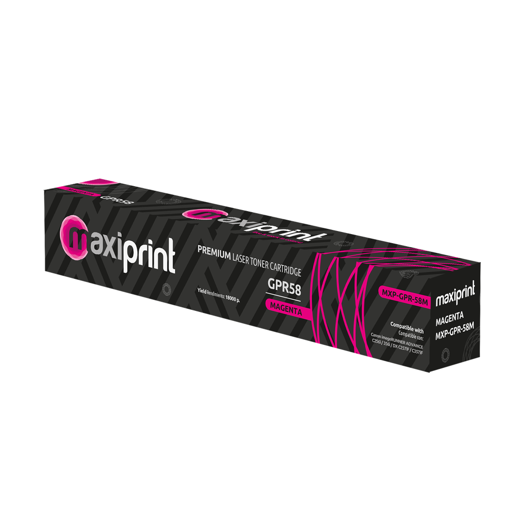 Cartucho de Toner Canon GPR 58 Magenta