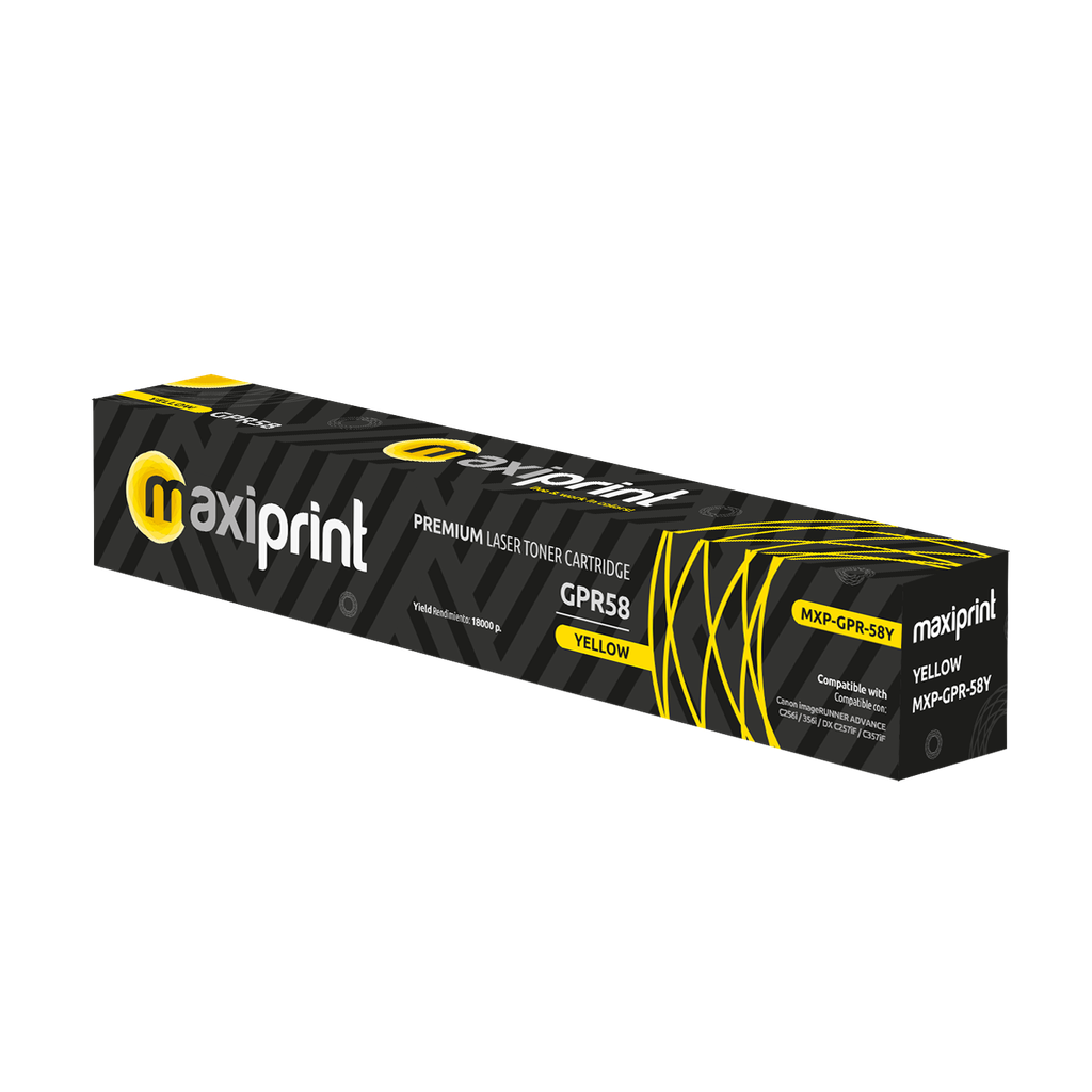 Cartucho de Toner Canon GPR 58 Amarillo