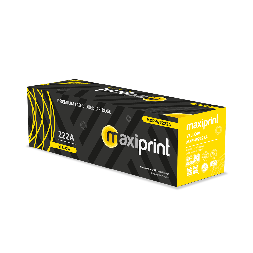 Cartucho de Toner Maxiprint W2222A Serie 222A amarillo