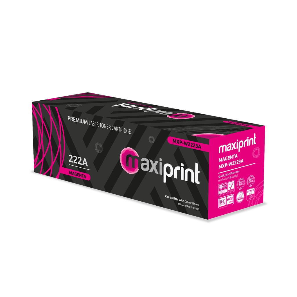 Cartucho de Toner Maxiprint W2223A Serie 222A magenta