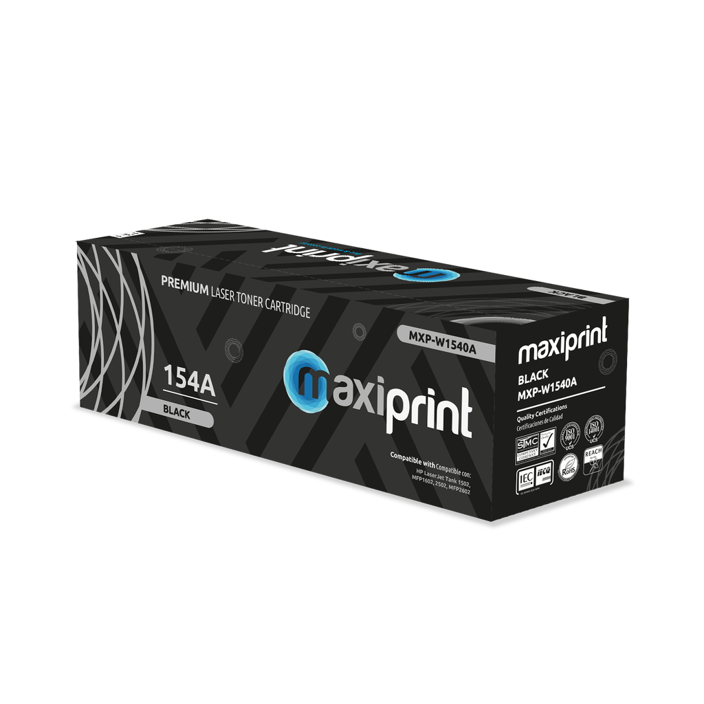 Cartucho de Toner Maxiprint Compatible HP W1540A serie 154A Negro