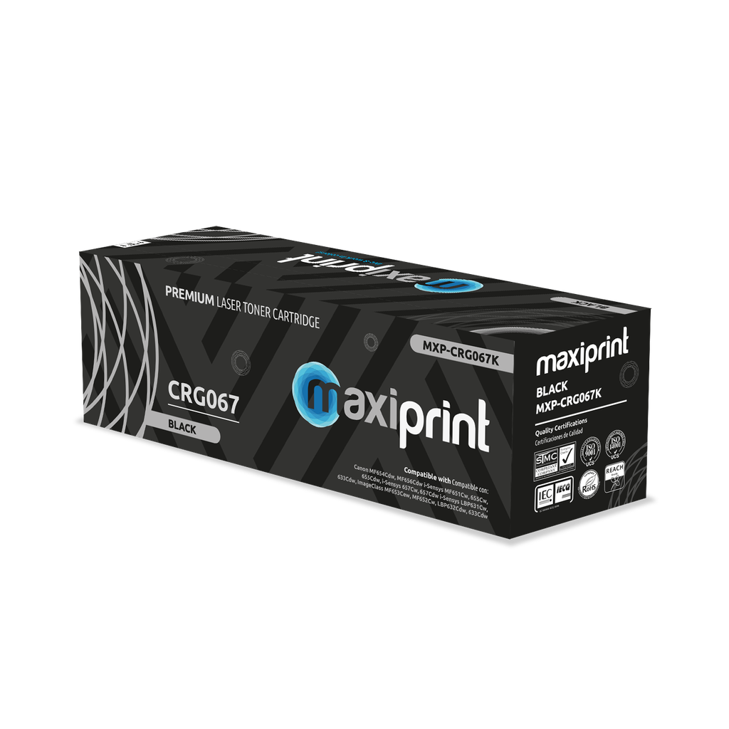 Cartucho de Toner Maxiprint Compatible Canon CRG067K negro